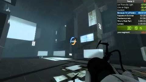 Portal 2 Speedrun 1:07:33 Single Segment (FORMER RECORD)
