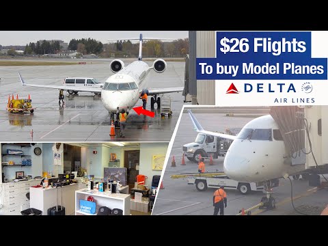 Flying Standby on Delta Air Lines to buy Model Airplanes