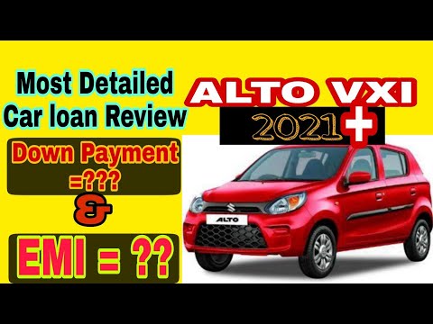 Alto VXI Plus EMI 2021 theautoblog|Car loan Details 2021Down Payment, Rate Of Interest, RTO in Delhi