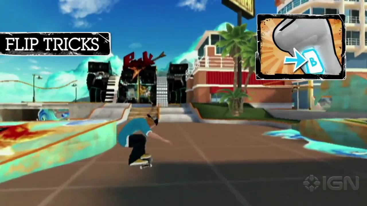 Shaun White Skateboarding - 'controls' trailer - Pure Nintendo