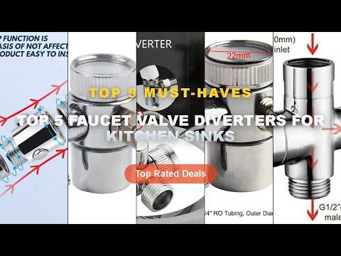 Ultimate Guide to the Best Top 5 Faucet Valve Diverters For Kitchen Sinks - G1/2in 3 Way Diverter Va