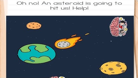 brain test 4 level 105 | oh no an asteroid is going to hit us help | gameplay walkthrough