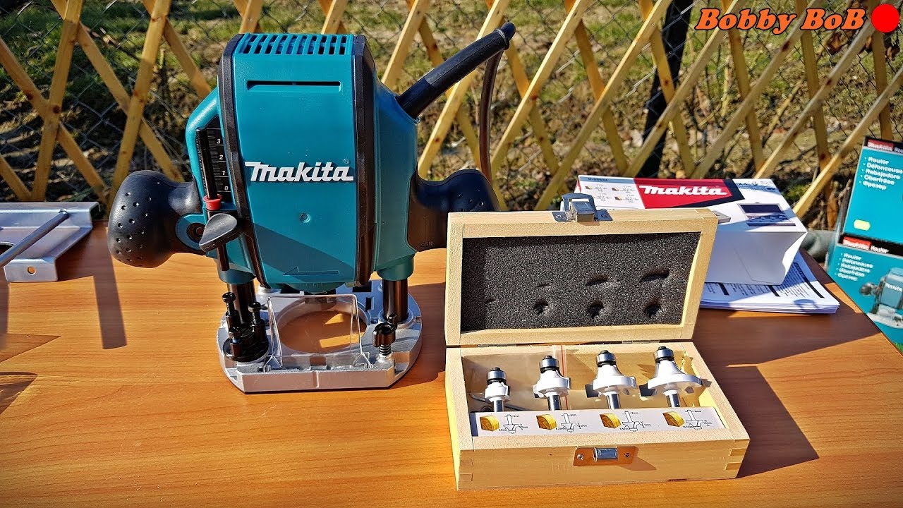 RP0900 router - Masina de UNBOXING + Makita D-53534 set - YouTube