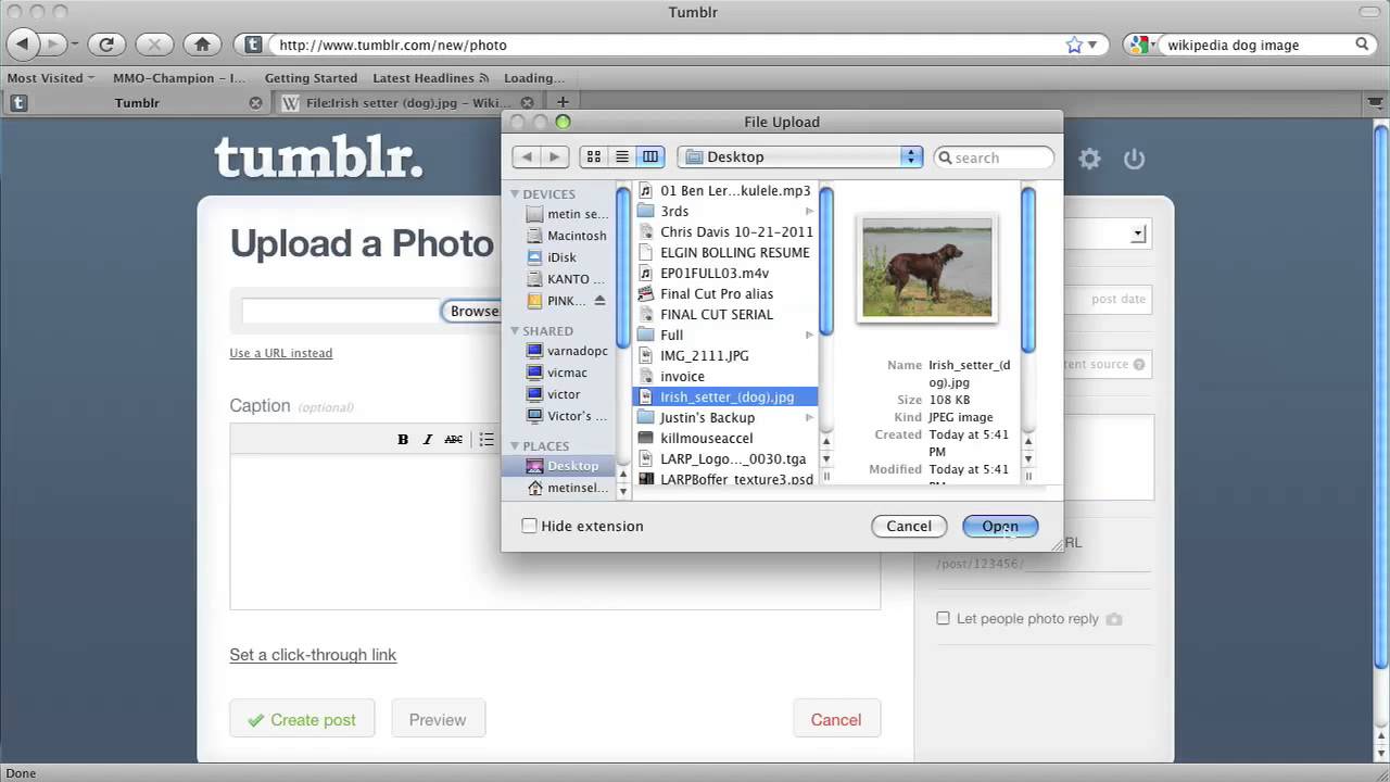 How To Insert A Photo In Tumblr