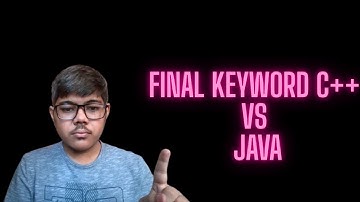 📘 Chapter 46 – Final Keyword: C++ vs Java