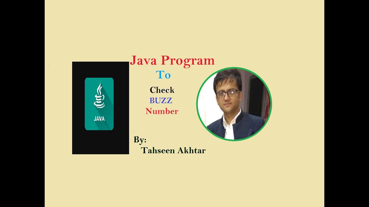 Buzz Number (Easy codding using Scanner class) - YouTube