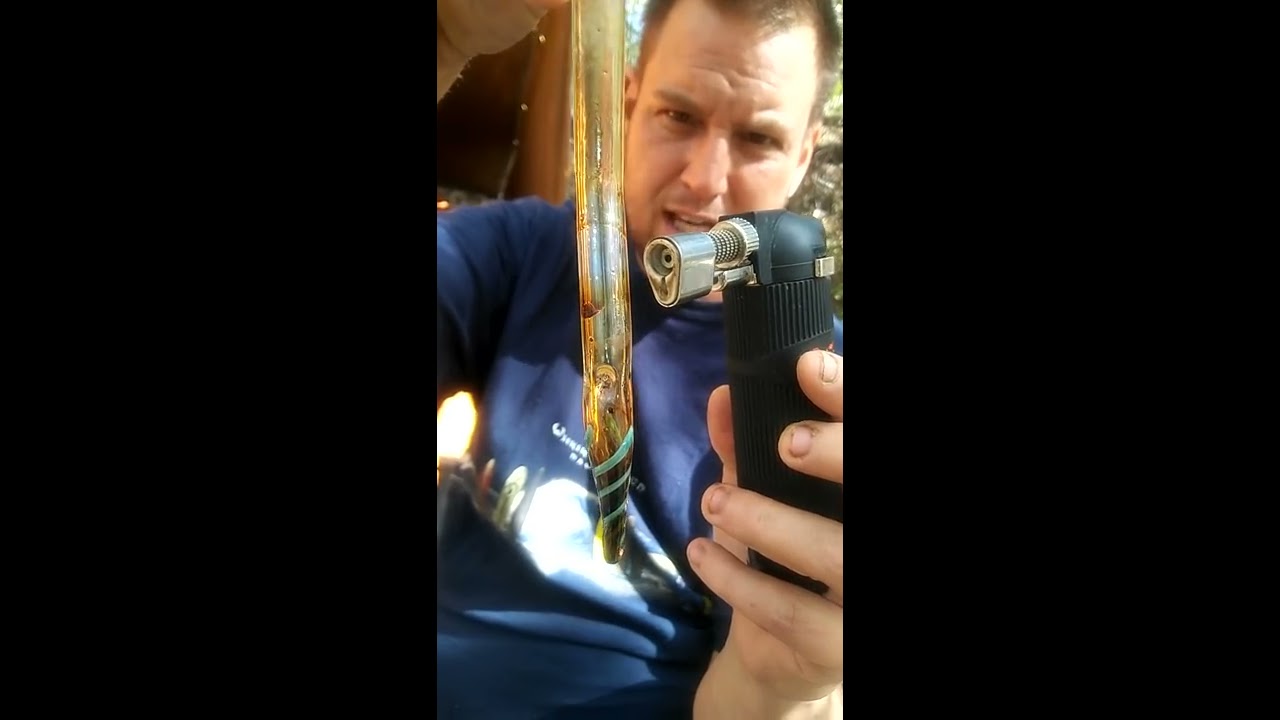 How to clean a honey straw or nector collector