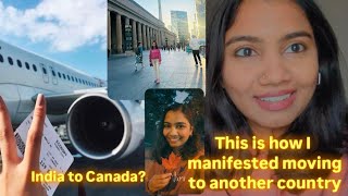 How I manifested moving abroad (no money, no contacts)