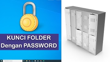 Tips Mengunci Folder di Windows Dengan Password Tanpa Menggunakan Aplikasi
