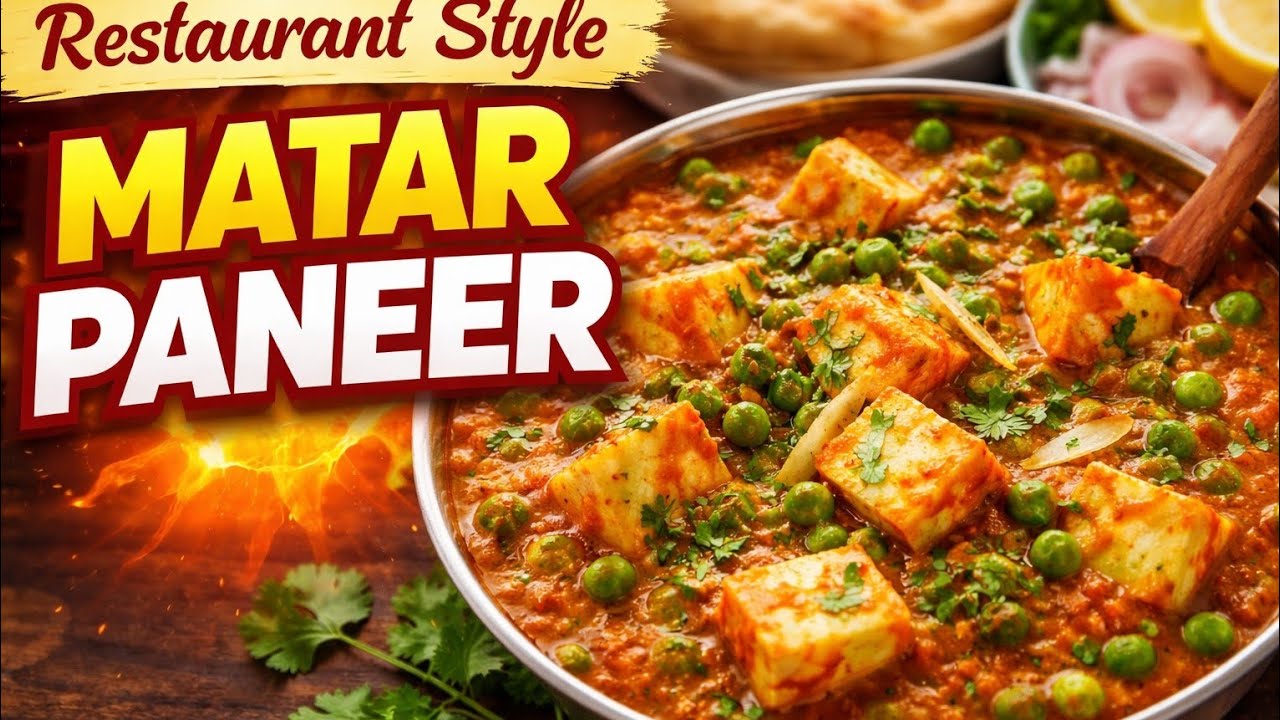 Restaurant style Matar Paneer at home | ढाबा जैसे मटर पनीर