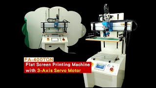 Screen Printing Machine with 3-Axis Servo Motor-FA-400TQN-【FineCause】