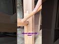 creative idea of joining wood without nails but with wood installed in the middle #shorts