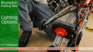 Brompton folding bike - Lighting