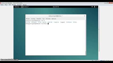Cara membuat direktori, file, dan mengedit file di terminal pada linux