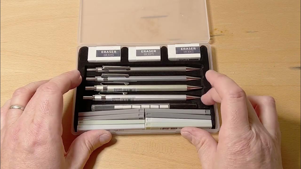 Nicpro 4PCS 0 5 mm Metal Mechanical Pencils Set Review, These folks