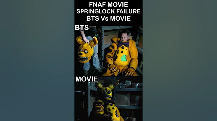 FNaF MOVIE Springlock Failure Behind The Scenes | FNaF Movie 2 Leak