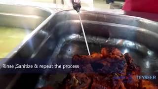 How to record Hot Holding  temperature