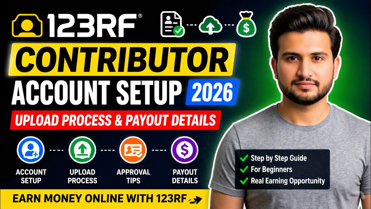 123RF Contributor Account Setup 2026 | Upload Process and Payout ...