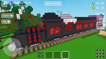 Block Craft 3D: Building Simulator Games For Free Gameplay#2648  (iOS & Android)| Portal Train 🚂