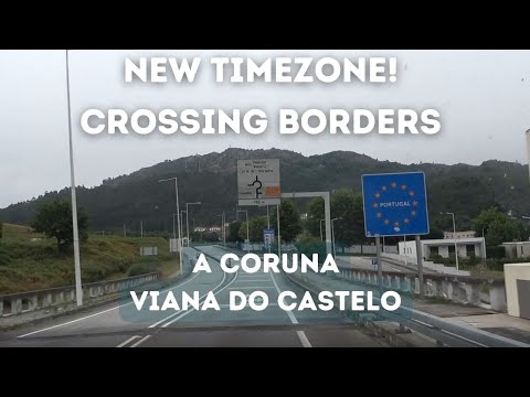 New Timezone! Coruña, Spain to Viana do Castelo, Portugal | Road Trip Europe #19