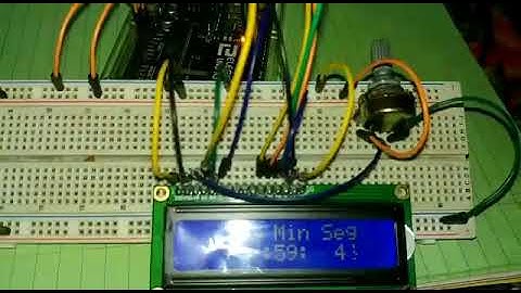 Reloj con Pantalla LCD Arduino