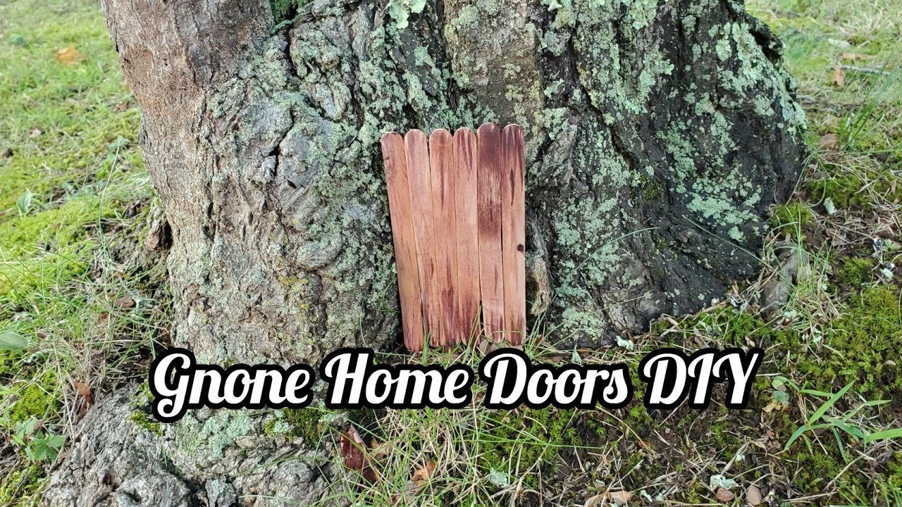 Mini Gnome Garden Doors DIY