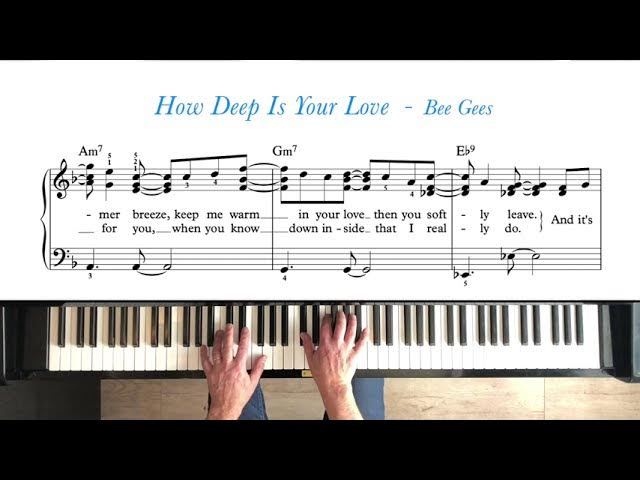 Super Partituras - How Deep Is Your Love v.5 (Bee Gees), com cifra
