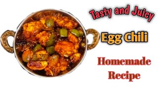 Egg Chili Recipe at home | अंडा चिल्ली घर पर कैसे बनाएं | Restaurant style Egg Chili Recipe