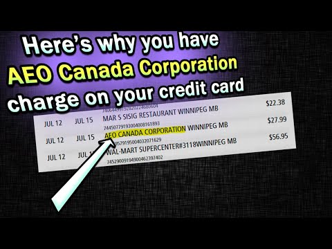 AEO Canada Corporation credit card charge - Here’s why you have this charge on your CC’s statement!
