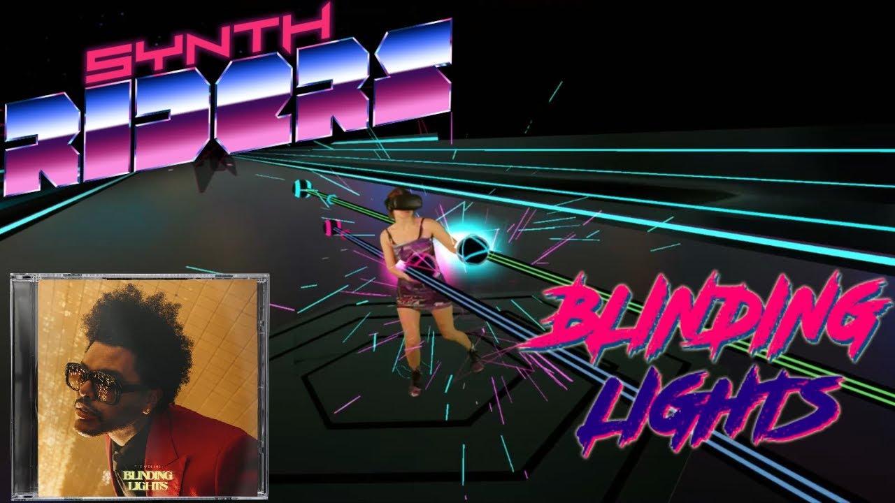 Synth Riders || Blinding Lights by The Weeknd (Expert) || Mixed Reality