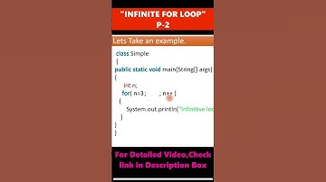 Infinite FOR LOOP P-2