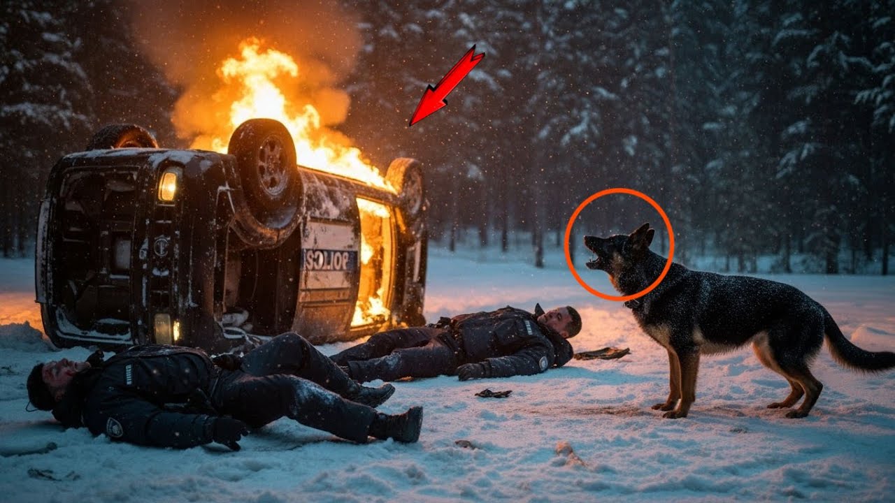 The German Shepherd Who Returned Through Fire to Save His Officers ...