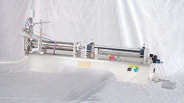 single head pneumatic filling machine semi automatic paste sauce filler equipment آلات تعبئة العجينة