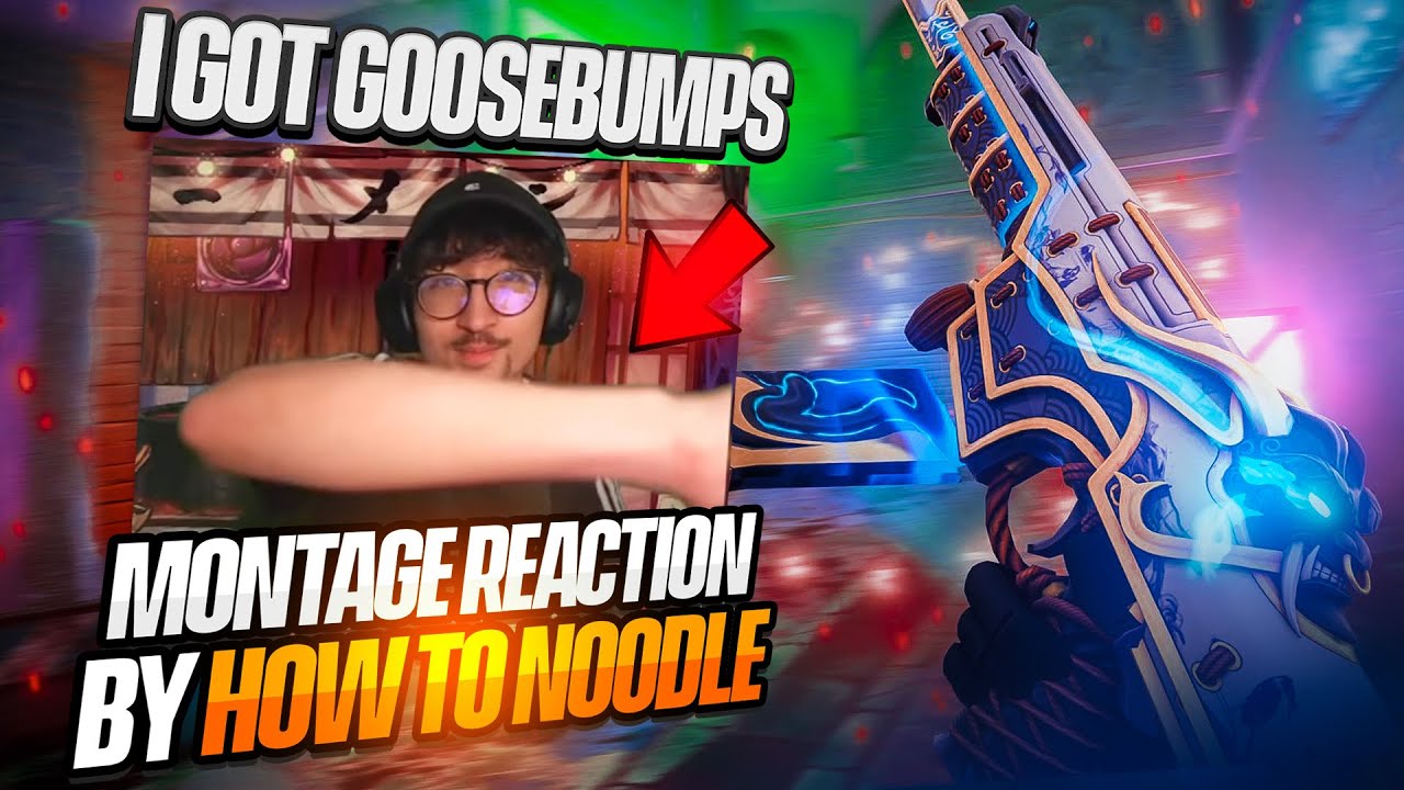 @HowToNoodle Reacts to Valorant Montage 3D