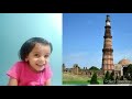 Monuments of india by cute baby shreshtha shrivastava