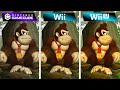 Donkey Kong Jungle Beat (2004) GameCube vs Wii vs Wii U (Graphics Comparison)