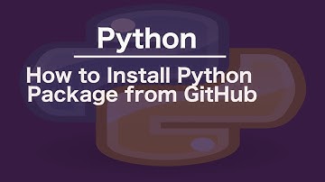 How to Install Python Package from GitHub