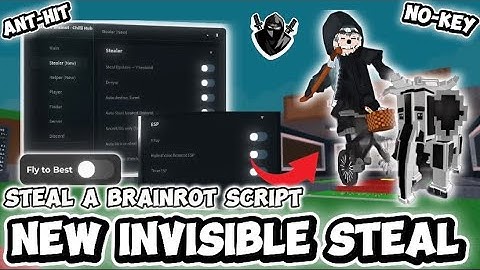 *NEW* 🔥Steal A Brainrot Script *NO KEY* - FPS Killer/Invisible Steal Pastebin Link - Rebirth 16 💫