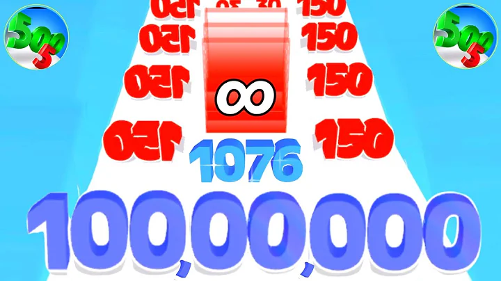 Satisfying mobile game/ Number Master: Run and Merge - number run 3d game video part 4