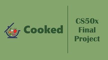 cooked | CS50x Final Project Showcase