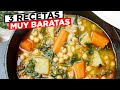 3 RECETAS MUY BARATAS 🍲😜 para toda la familia PLATO ÚNICO 🍜😍(Sanas y sencillas)