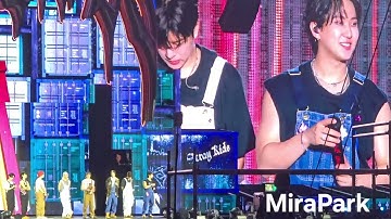 Stray Kids reaction to fan project fancam concert in Rome fancam Dominate Europe Tour 30.07.2025