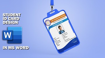 How to Design Student ID Card in MS Word | Download FREE Template