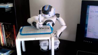 NAO Robot Writer  NAO Robot is able to write !