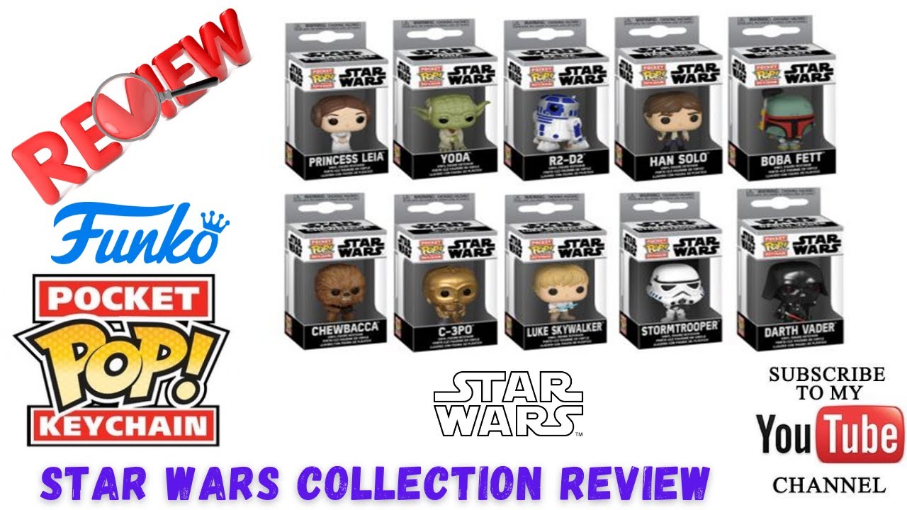 Funko Pocket Pop Keychain Star Wars Collection Review 