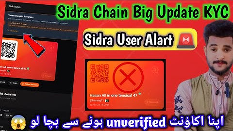 Sidra Chain Big Update | Important Notice | KYC Deactivate Issue & Swapping Problem