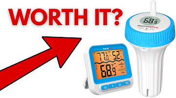 Pool thermometer with transmitter!