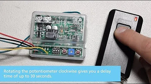 BEA Training Module: 900 MHZ WIRELESS FAMILY - Programming the 900 MHZ On Delay