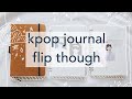 kpop journal flip through
