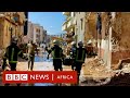 Libya floods: Derna floods &#39;violent and brutal&#39; BBC Africa